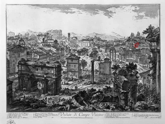 Vue du Campo Vaccino